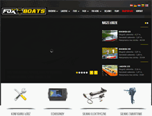Tablet Screenshot of fox-boats.com